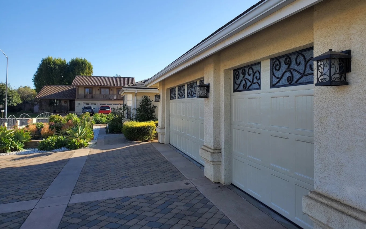 double garage door installed by central coast garage door 24 7  in san luis obispo, california<br />
